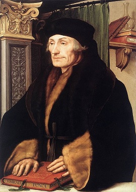Holbeinas. Erazmas Roterdemietis