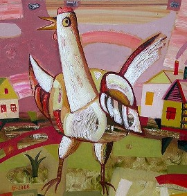Hen, Art